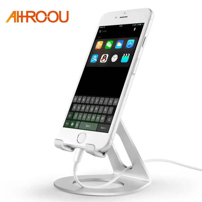 

AHHROOU Phone Holder For iPhone 7 8 X Universal Mobile Phone Stand For Samsung Xiaomi Smartphone Tablet iPad Luxury Desk Holder
