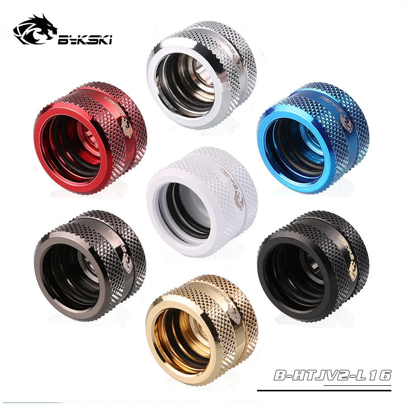 

Bykski B-HTJV2-L12 B-HTJV2-L14 B-HTJV2-L16 G1/4 Rigid Tubing Fitting Hand Compression Hard Pipe Connector water cooling pc