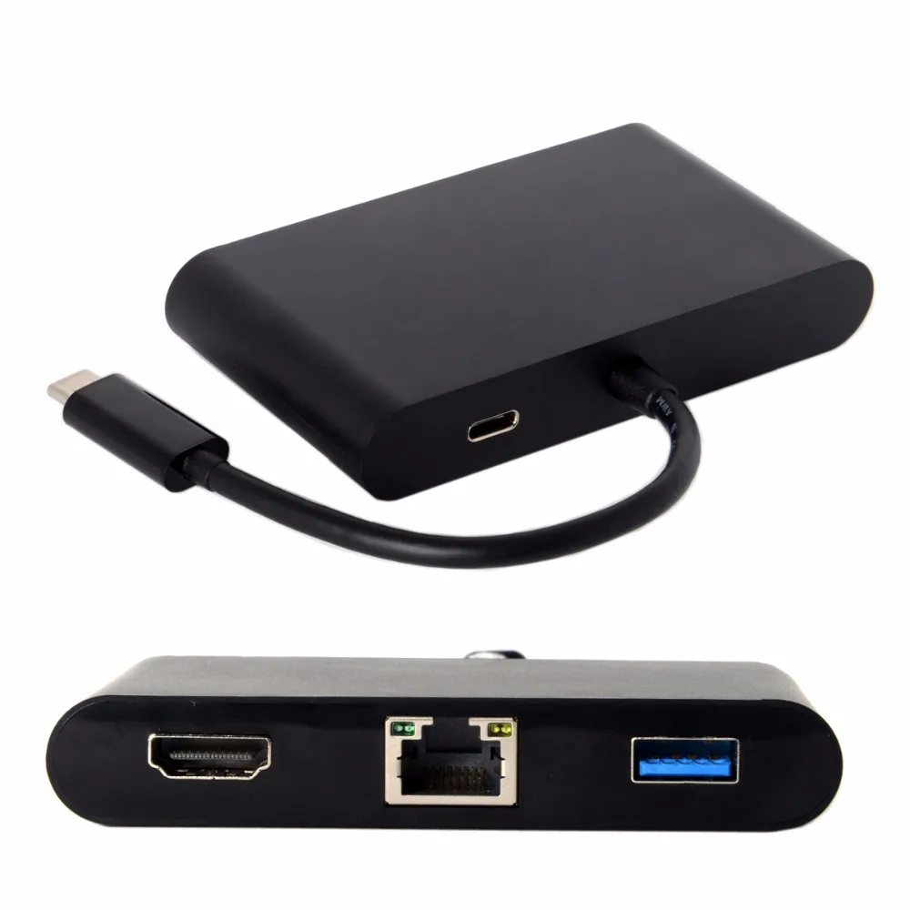 USB-C Type-C to HDMI Digital AV & USB OTG & Gigabit Ethnernet & Power Charger Adapter for Laptop USB-C Type-C to HDMI Digital AV & USB OTG & Gigabit Ethnernet & Power Charger Adapter for Laptop