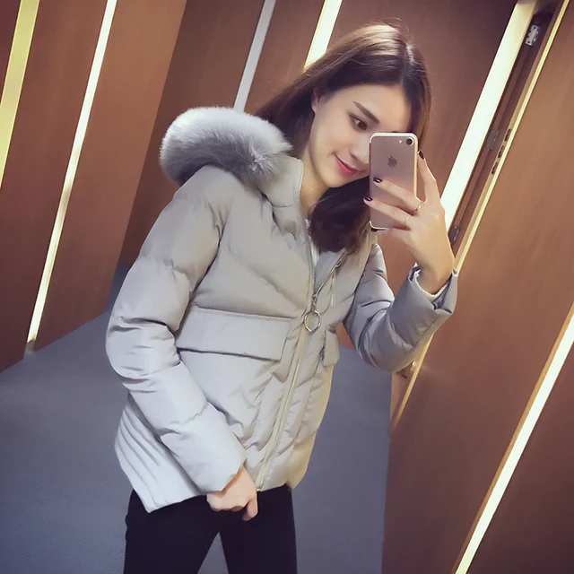 Cheap 2016 NEW Women's winter coat new Korean short   jacket thick cotton bread service jackets JN1112