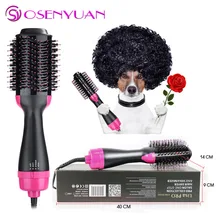 Горячая Фен-щетка для волос с отрицательными локонами, выпрямитель для волос, щетка для удаления расчесывания волос, Плойка для завивки волос, фен расческа