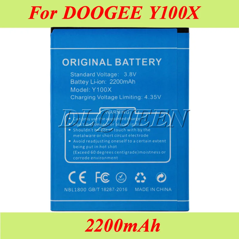 Для аккумулятора Doogee Y100X 2200mAh AKKU батарея Аккумулятор DOOGEE NOVA | Мобильные телефоны и