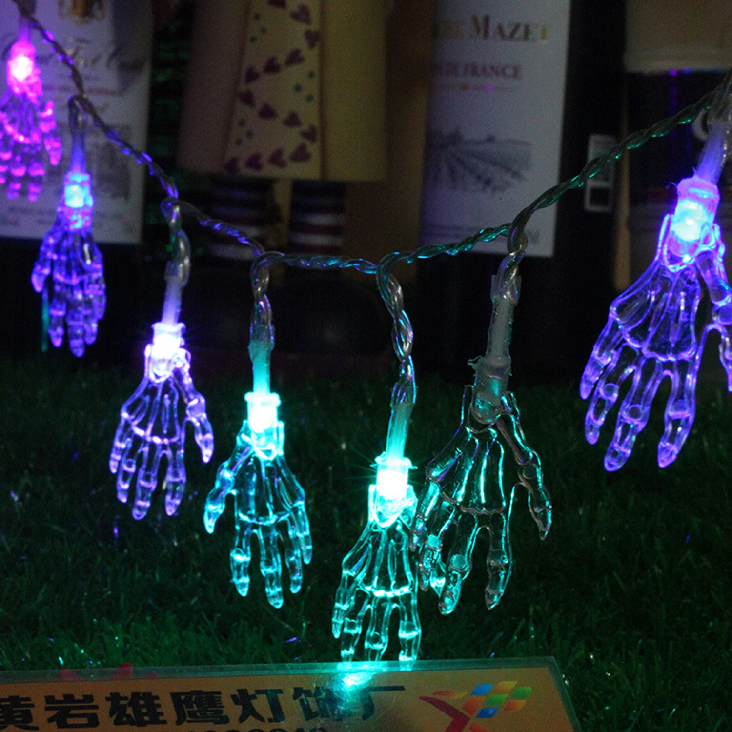 Behogar 25M Battery Operated Hand Shape 3D Led String Lights Behogar 25M Battery Operated Hand Shape 3D Led String Lights