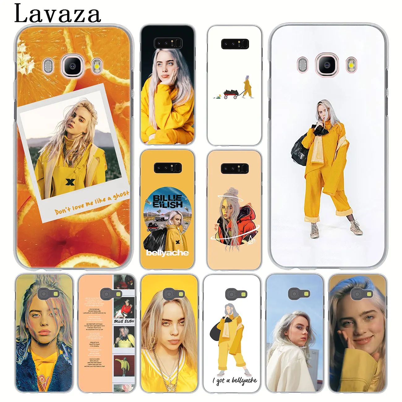 

Lavaza Hot Billie Eilish Music Singer Star Phone Case for Samsung Galaxy Note 10 9 8 A9 A8 A7 A6 Plus 2018 A3 A5 2017 2016 2015