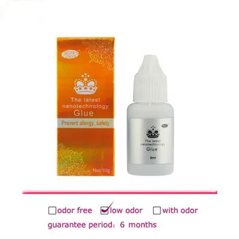 Long Lasted Ultra Plus Eyelash Glue Nano Technology Low Odor No Toxic Fast Dry Professional Eyelash Extension Adhesive 5ml
