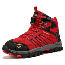 WETIKE/Новинка; спортивная обувь для мальчиков; нескользящая обувь для бега; повседневная обувь на липучке; детская обувь