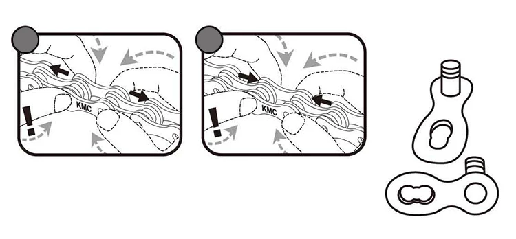 Cheap KMC missing-link Authentic MTB bicycle Road bike lock 12 speed 12S chain links magic quick release buckle cycling accessories 5