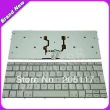 Ноутбук Пособия по немецкому языку клавиатура для Apple MacBook Pro 1" A1261 гр Deutsch серебро, Новинка