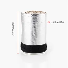 Автомобильная высокая термостойкость стекловолокно алюминиевая фольга ткань страхование