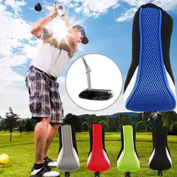 Гольф голова обложки Golf Club защиты головы дышащая сетка для хранения аксессуаров сумка номера Спорт на открытом воздухе защитная
