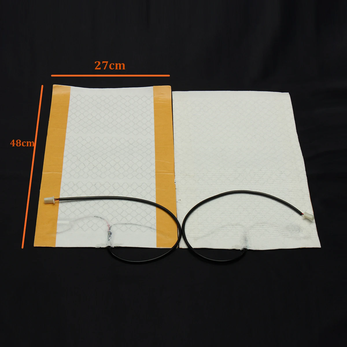 2 шт., 12 В, Универсальная автомобильная грелка для сидений, автомобильные грелки для сидений с подогревом, коврик из углеродного волокна с подогревом, автомобильный зимний утеплитель, коврик