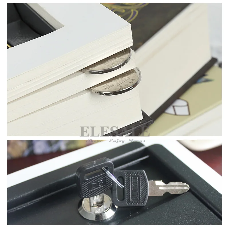 High Quality Secret Book Hidden Security Safe Box Money Jewlery Safe Key Lock Metal Simulation Classic Book Style 222*152*45mm High Quality Secret Book Hidden Security Safe Box Money Jewlery Safe Key Lock Metal Simulation Classic Book Style 222*152*45mm