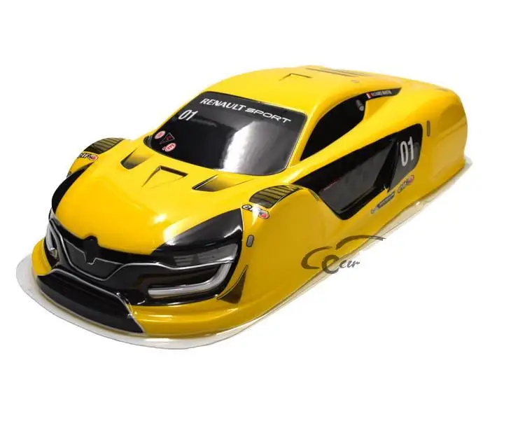 

YUKALA 1/10 PVC painted body shell Renauult for 1/10 RC Racing on-road drift car 430*190mm wheel base 260mm