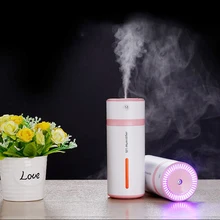 USB увлажнитель воздуха Арома диффузор светодиодный светильник изменение цвета для автомобиля спальня свежего увлажнения воздуха