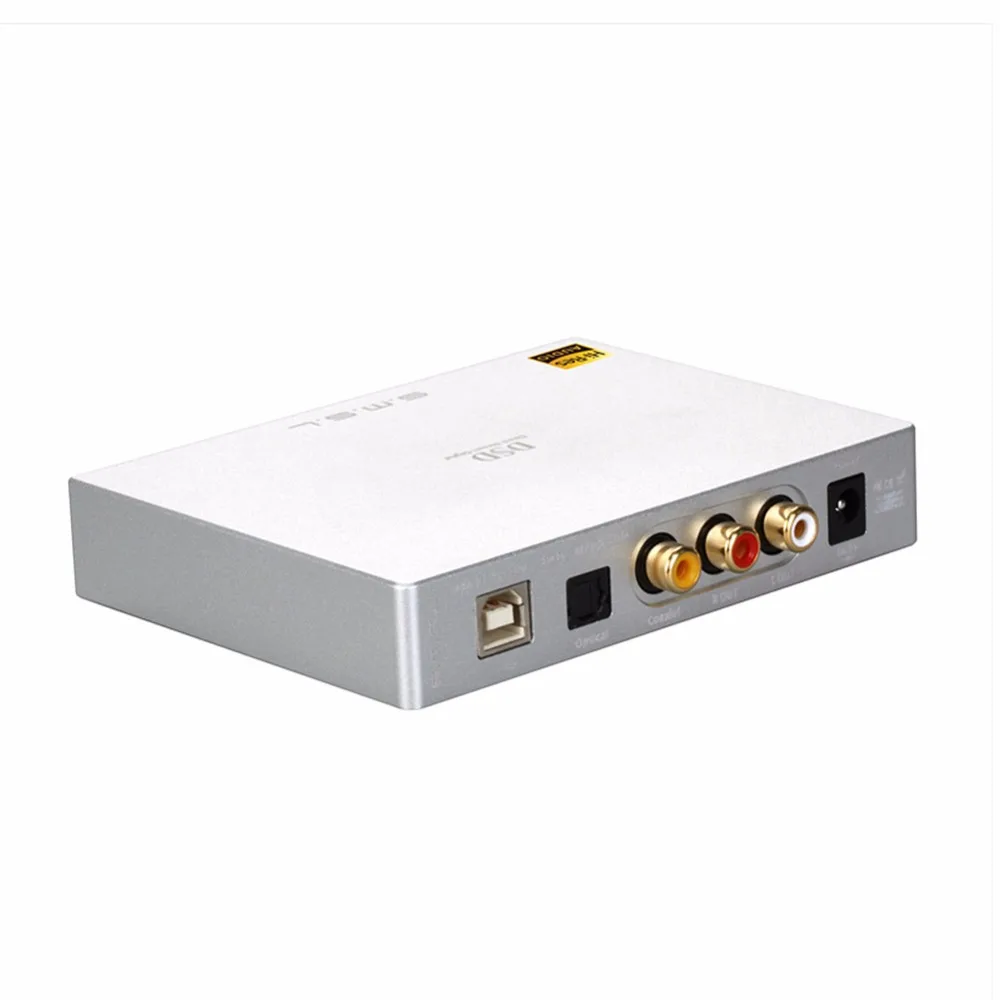 Новый SMSL M8A ES9038Q2M DSD512 мини HIFI ЦАП USB Оптический/коаксиальный/XMOS аудио