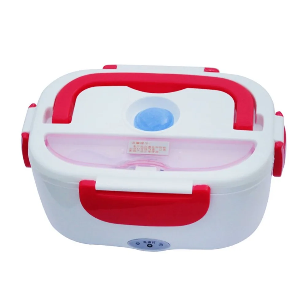 

Portable 1.05L Electric Heating Lunch Box With Car Plug Food Warmer For School Office Home Plastic Dinnerware dropshipping