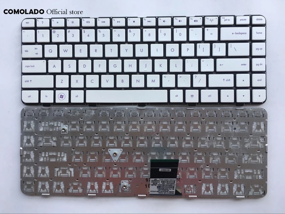 Английская клавиатура для HP Pavilion dm4 dm4-1000 DM4-1100 DM4-2015DX DM4T-1000 DV5-2000 белый без рамки |