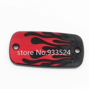 

Universal Flame Front Brake Fluid Cap Cover For Honda Yamaha Kawasaki Suzuki Chopper Cruiser Touring Motorcycle