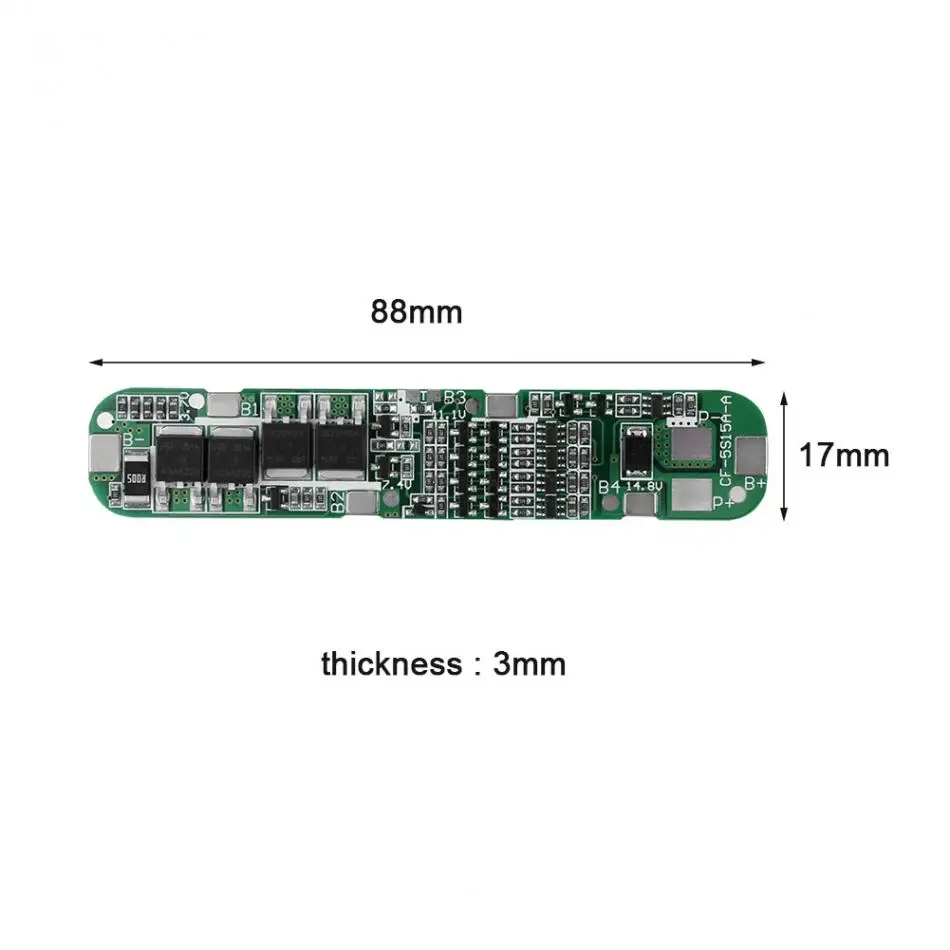 18,5 V/21 V 15A 5S литий-ионная батарея плата защиты BMS преобразователи для электроинструмента 18560 батареи