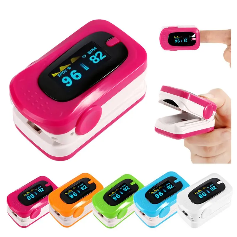 

Digital Finger Pulse Oximeter Blood Pressure Monitor Heart Rate Oximeter Portable Diagnostic-Tool Medical Equipment
