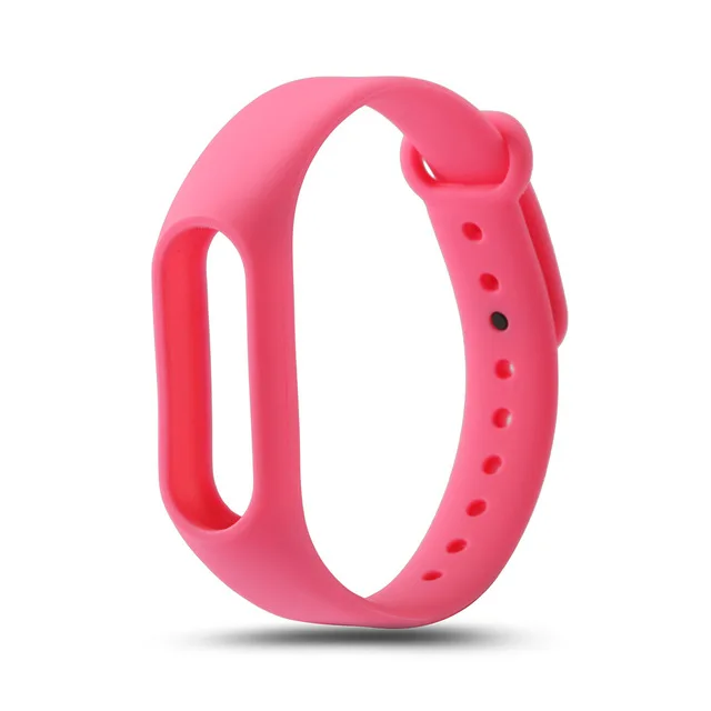 Сменный смарт-браслет для mi Band 2, ремешок, силиконовые аксессуары, браслет для Xiaomi mi Band 2, цветной ремешок на запястье - Цвет ремешка: Pink