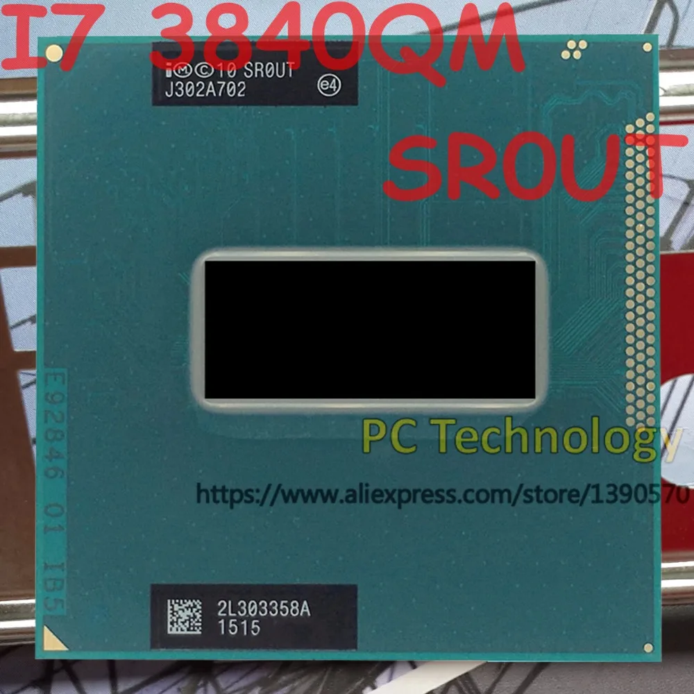 Процессор Intel Core I7 3840QM SR0UT оригинальный процессор core с четырехъядерным