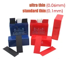 300 шт Стоматологическая бумага для определения прикуса Стоматологическая лабораторная продукция на PFM короны окклюзии артикуляционные отношения 2 size-0.1mm, 0,06 мм