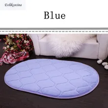 Синий Sweet Soft абсорбирующие губки Спальня Ванная комната Душ пол двери коврик салон Прихожая Нескользящие Овальный ковер