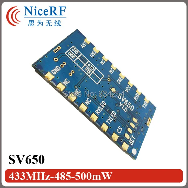 5pcs/lot SV650 433MHz 3km Long Distance Range RF Transmitter and