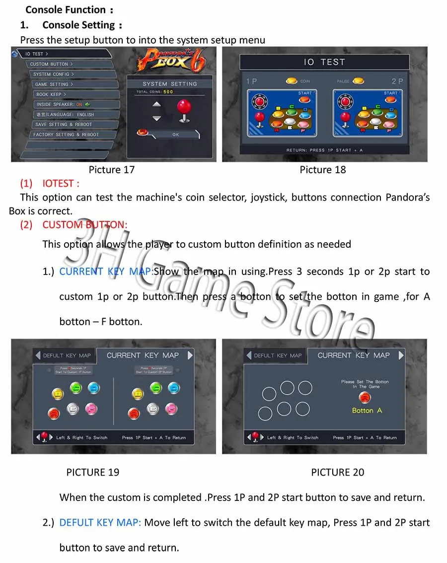 Оригинальная коробка Пандора 6 беспроводная версия 1300 в 1 mothboard поддержка fba mame ps1 игра с беспроводным передатчиком 3D Tekken pacman