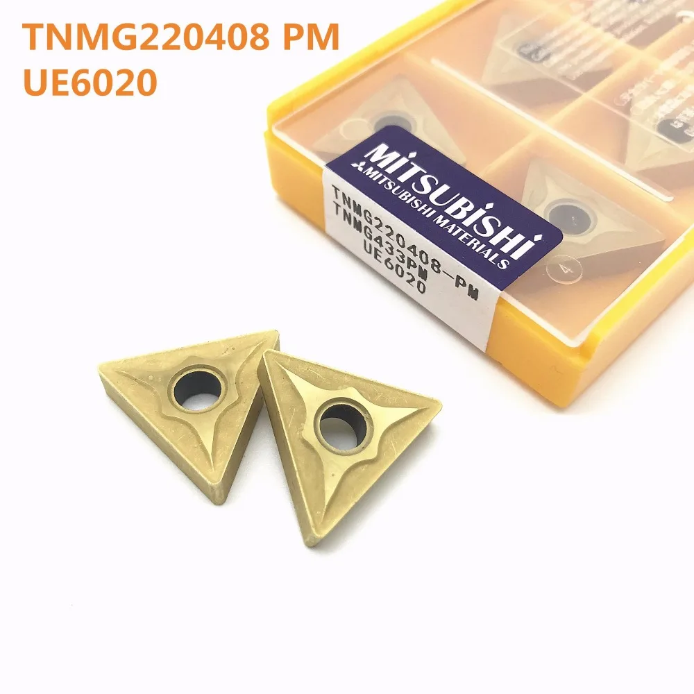 10PCS Carbide insert TNMG220408 PM UE6020 lathe tool milling tool Tokarnyy TNMG 220408 CNC machine parts