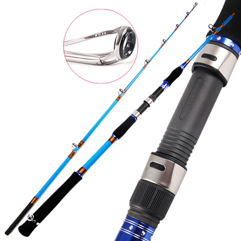 New hot 1 pcs/Lot anchor rod superhard carbon sea fishing boat rod 1.8/2.1/2.4 m boat/raft/telescopic rods