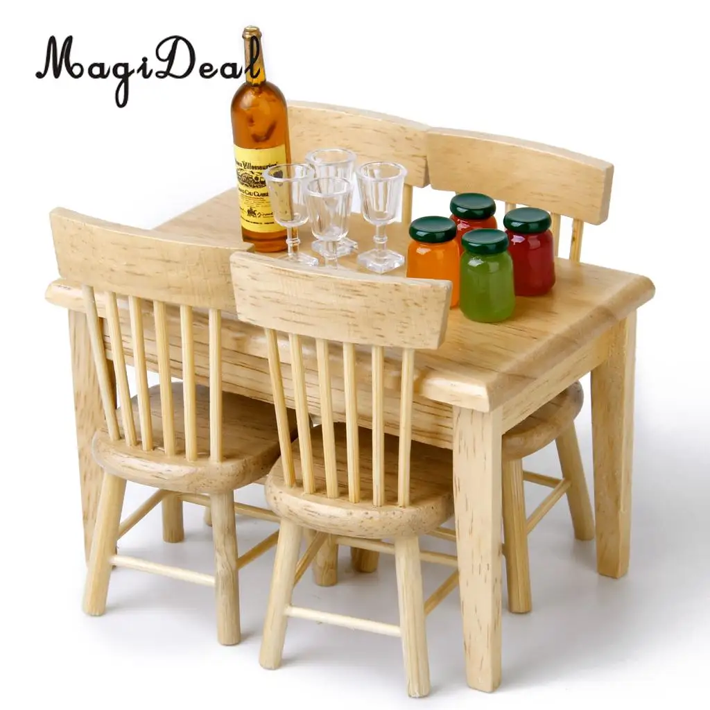 1//12 Dollhouse Miniature Wine Bottle with Rack Kitchen Bar Furniture Decor