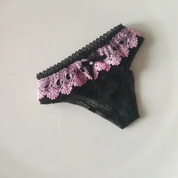 3 bjd girl underwear black