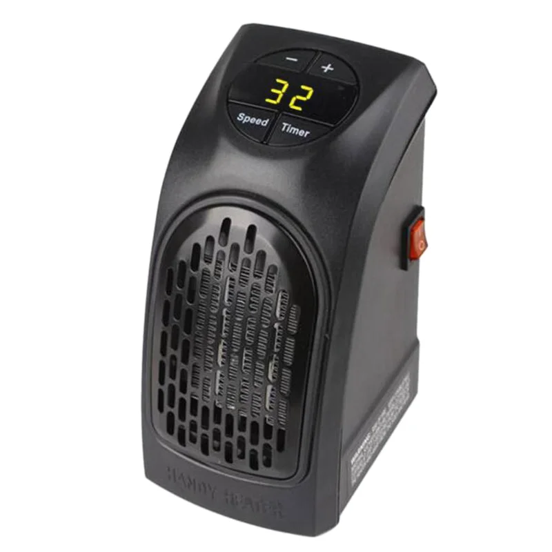 

400W Mini Fan Heater Desktop Electric Heater Household Wall Handy Heater Stove Radiator Warmer Machine for Winter(EU Plug)
