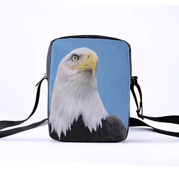 

CROWDALE 2018 Women Messenger Bags 23x17x5cm 3D-Denim Animal Shoulder Bag swan eagle Children Crossbody Bag Kawaii Bags Bolsas