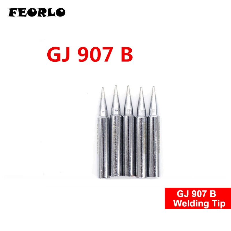 Welding Wires FEORLO GJ-B Lead-free solder tip Universal FOR MT-3927 MT-3917 905E 907 MT-3918 Tips welding stings sugar scoop welding hood