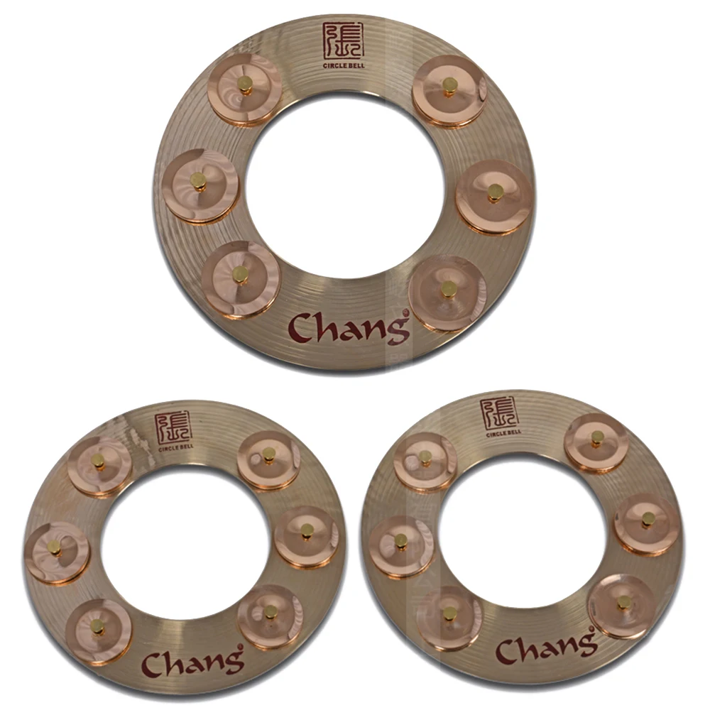 Chang Effect Drum Cymbal " крикель колокольчик барабанный набор Jingle обруч ударные аксессуары