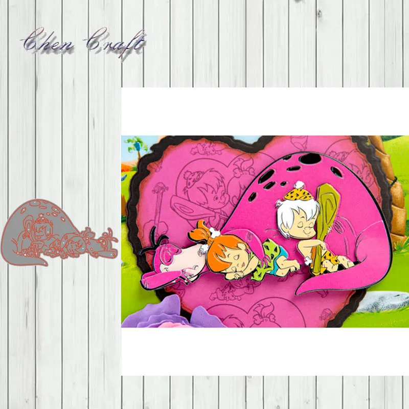 

The child is sleeping Metal Cutting Dies Stencils Scrapbooking Decorative Embossing Folder Carbon Steel Paper Card DIY