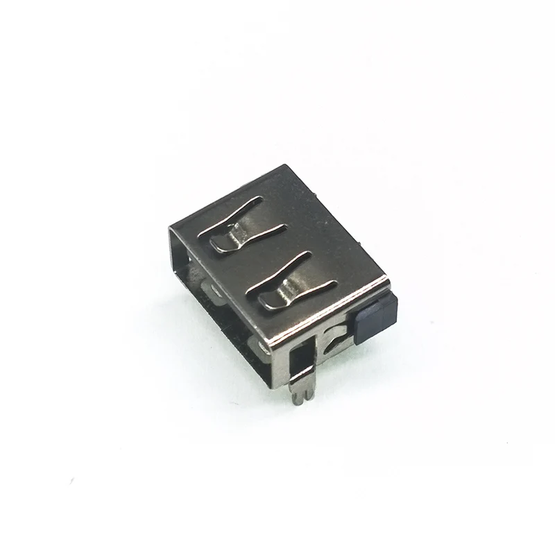 10 шт./лот тип A гнездо USB 2 0 4 контакта ножки 90 вставок Прямая зарядка штекер разъем