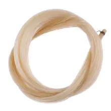 1 Хэнк Универсальный желтый белый жеребец конский волос для скрипки Лук струнные Музыкальные инструменты аксессуары для скрипки