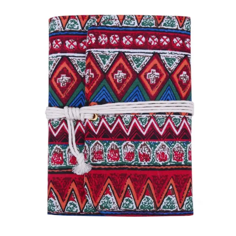 

Bohemia Style Lovely Linen Cover Notebook Retro Vintage Rope Pocketbook Schedule Agenda Diary Travel Journal Planner Papelaria