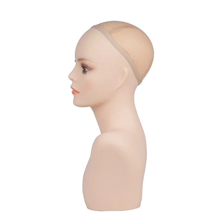 Женский манекен из ПВХ голова бюст для парик ювелирные изделия и шляпа дисплей M-0059