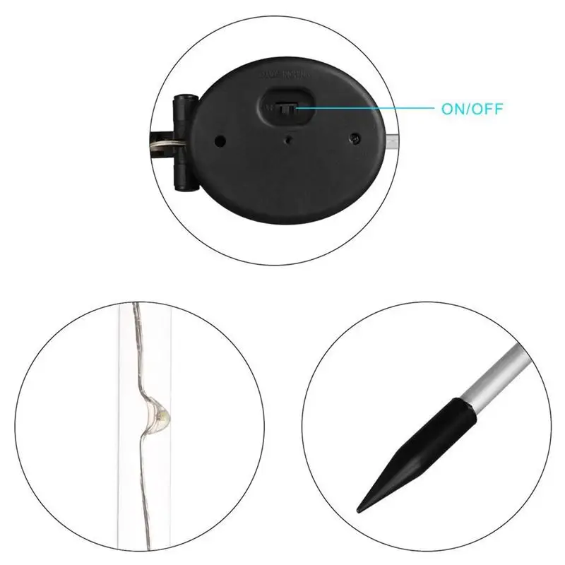 Chiclits Color-Changing LED Garden Solar Light Outdoor Waterproof DragonflyButterflyBird Lawn Lamp For Garden Path Decoration (25)