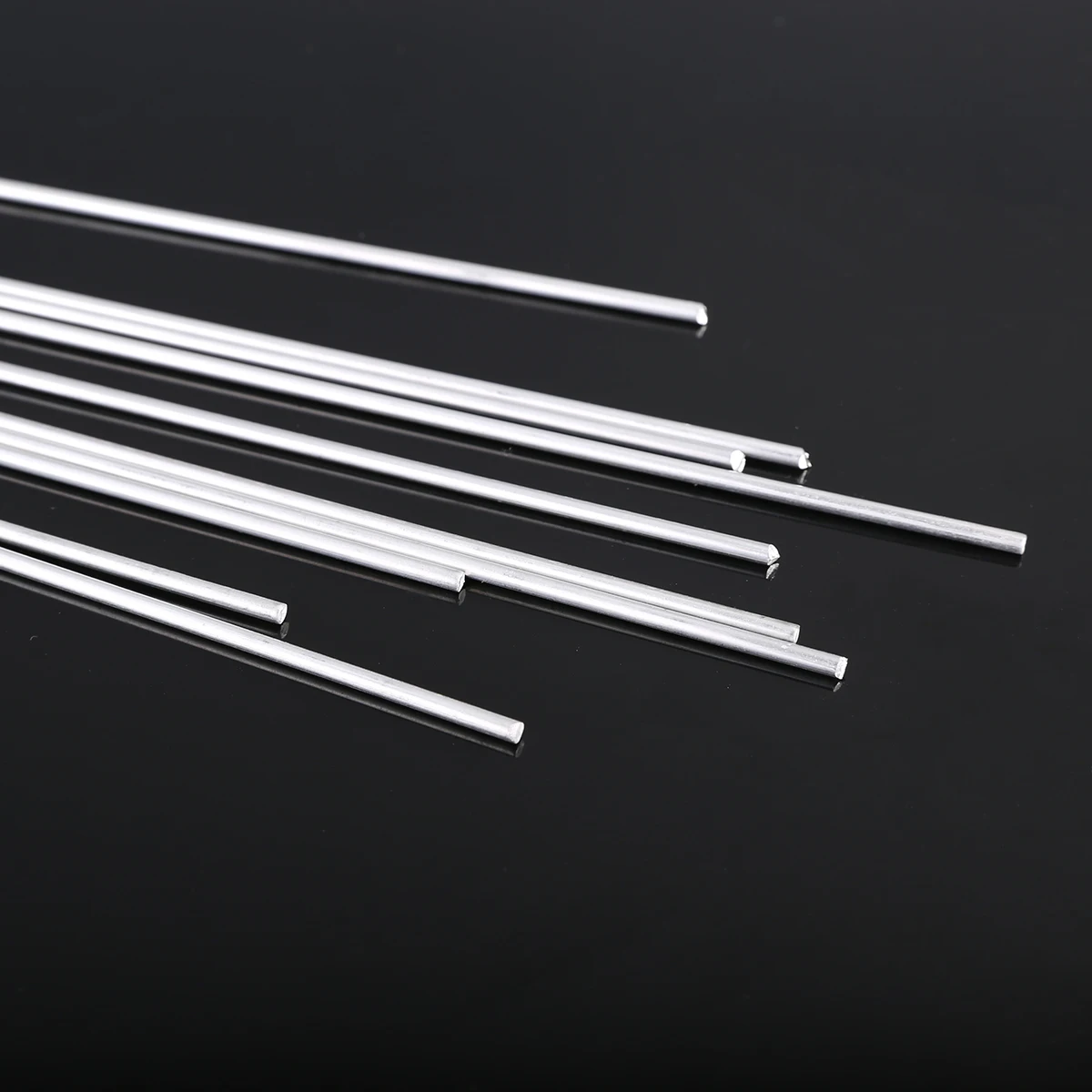 10pcs Silver Low Temperature Welding Rods Metal Aluminum Magnesium Welding Sticks 2.4mmx450mm