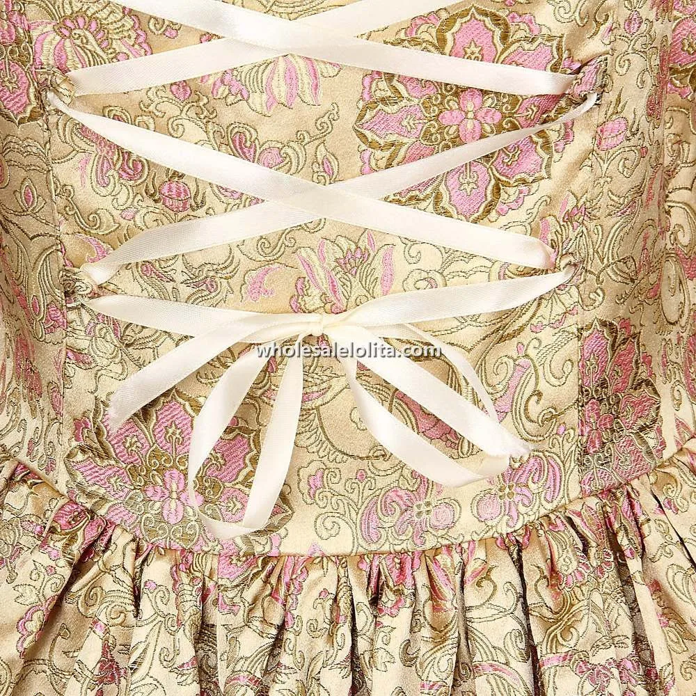 Женская готическая одежда цвета шампанского викторианское платье викторианская эпоха атласные длинные платья