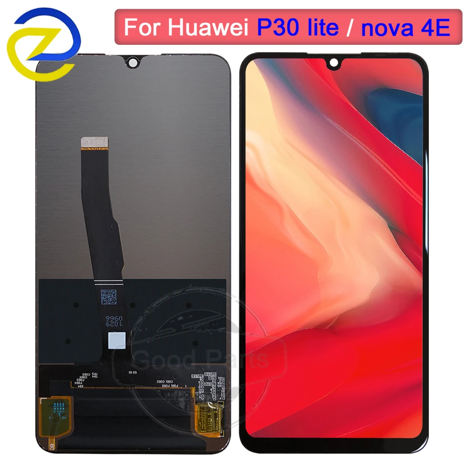 

2312*1080 For Huawei P30 Lite / Nova 4E LCD Display +Touch Screen Digitizer Assembly replacement P30 Lite MAR-LX1M MAR-LX2J LCD
