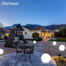 Пульт дистанционного управления светодиодный яркий сад шаровые огни перезаряжаемая наружная газонная лампа Водонепроницаемая Праздничная домашняя освещение в саду