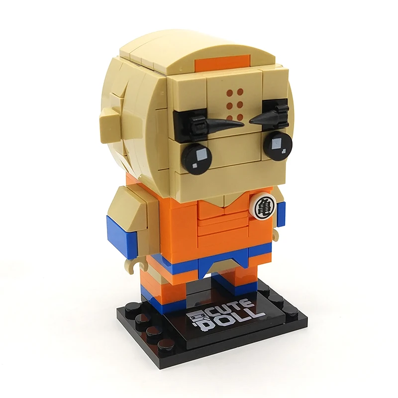 Pikachu DC Brickheadz Dragon Ball Z Brick Headz строительные блоки Marvel Бэтмен Человек-паук Локи Джокер Фигурки игрушки - Цвет: Style 26