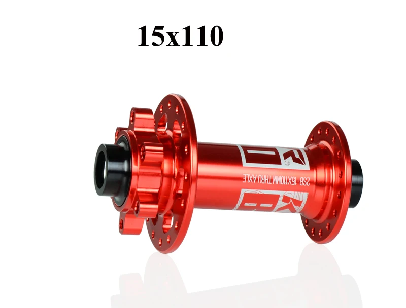 KOOZER BM440 передняя, Задняя Ступица, 32 отверстия, велосипедные ступицы, 4 подшипника, 6 пауков, 72 клика AM FR MTB, горный велосипед, Сверхлегкий, 440 г - Цвет: Red front